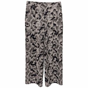 Jules & Leopold Abstract Print Wide Leg Cropped Pants Black White Size Small